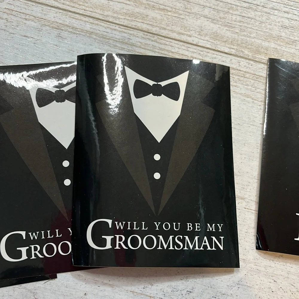 Best Man / Groomsmen Stickers Set of 4